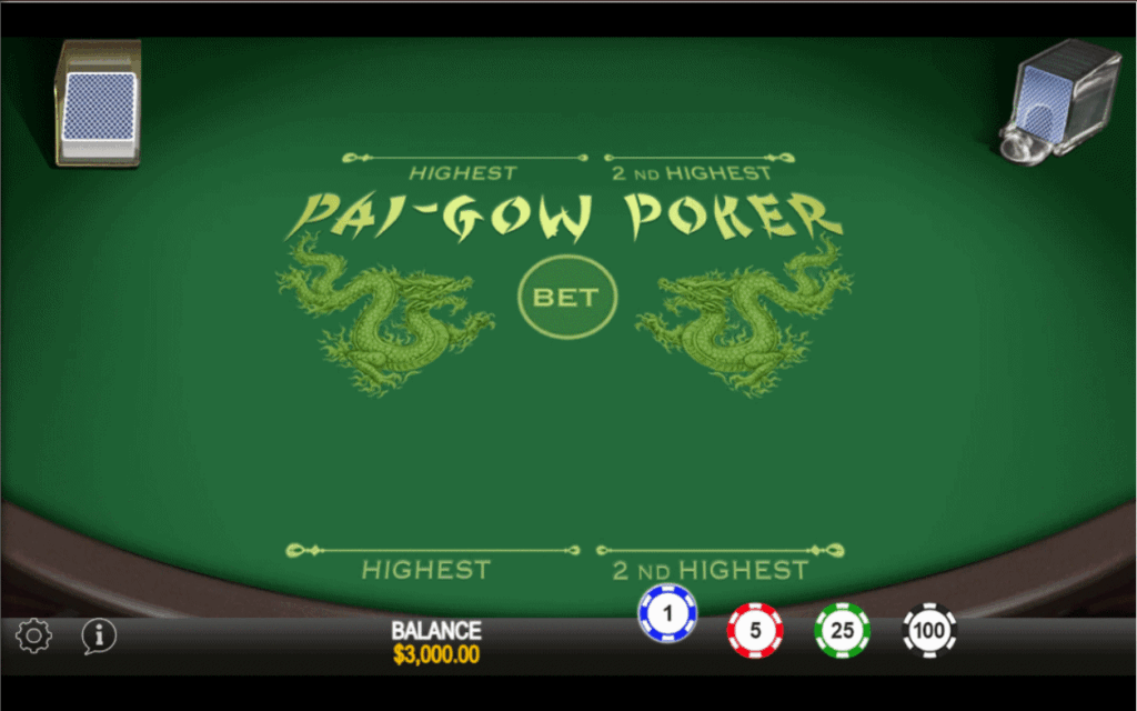 pai gow poker