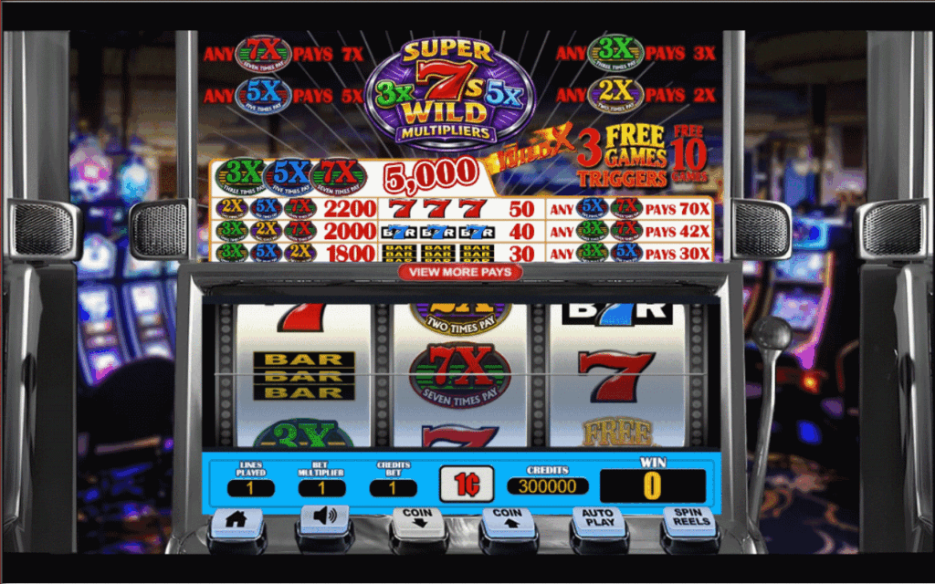 super 7 slots multiplier